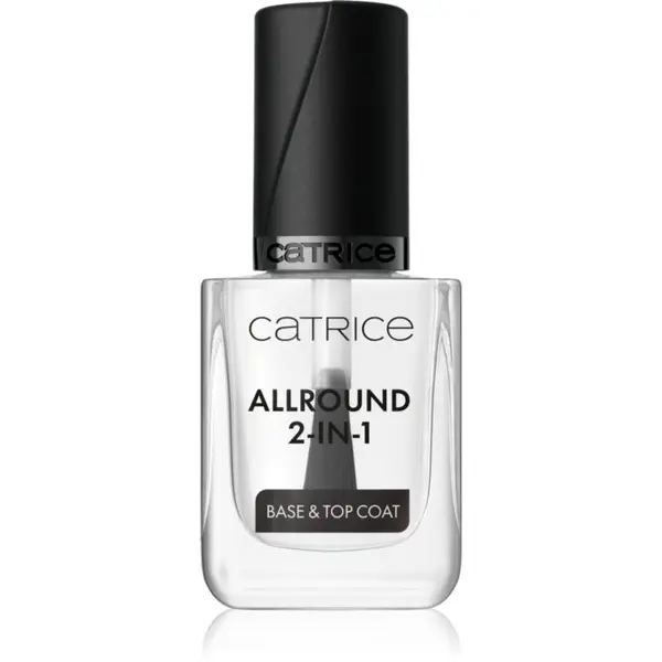 Catrice Catrice Allround podlaga za lak za nohte  2 v 1 transparenten (M)transparentna (F)transparentno (N) 10.5 ml