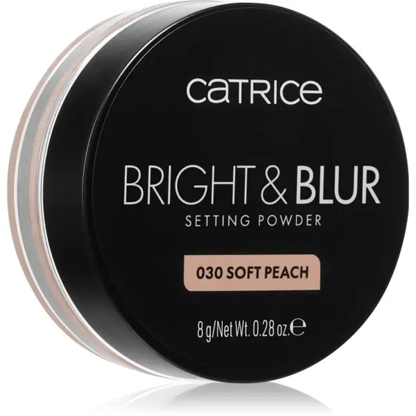 Catrice Catrice Bright & Blur posvetlitveni puder v prahu odtenek 030 Soft Peach 8 g