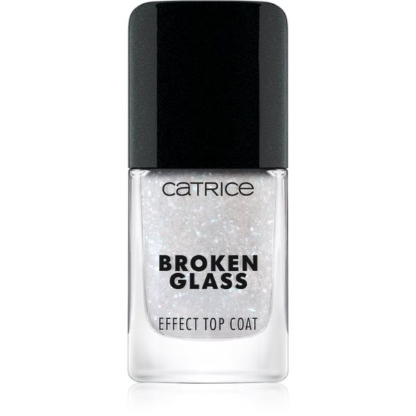 Catrice Catrice Broken Glass Effect Top Coat nadlak za nohte z bleščicami odtenek 050 Sparkling Reflection 10.5 ml