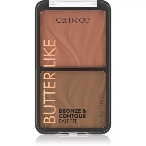 Catrice Catrice Butter Like Bronze & Contour paleta za konture obraza z bronzerjem odtenek 020 Shape It My Way 9 g