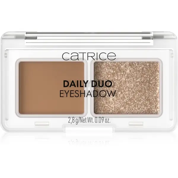 Catrice Catrice Daily Duo Eyeshadow duo senčila za oči odtenek 010 Everyday Nude 2.8 g