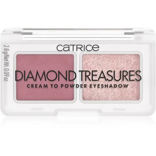 Catrice Catrice Diamond Treasures duo senčila za oči odtenek 020 Fairy Dust 2.8 g