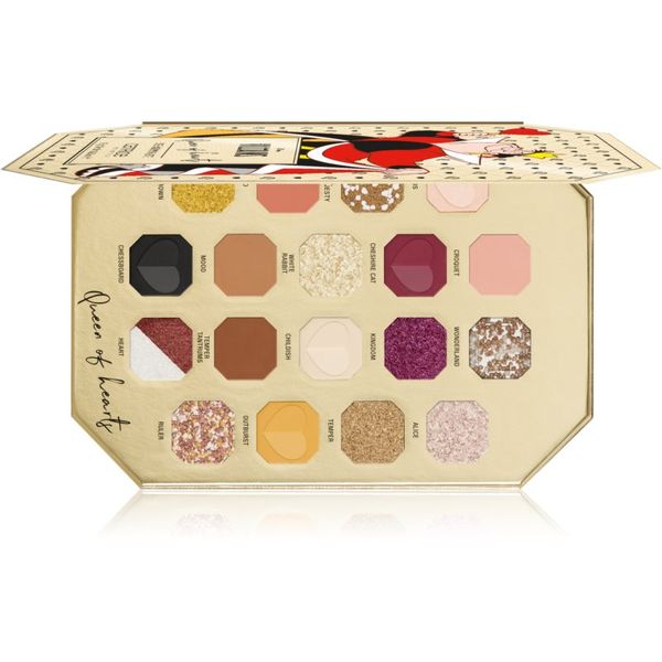 Catrice Catrice Disney Villains Queen of Hearts paleta senčil za oči 18 g