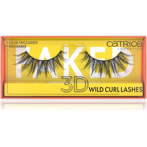 Catrice Catrice Faked umetne trepalnice z lepilom 3D Wild Curl 2 kos