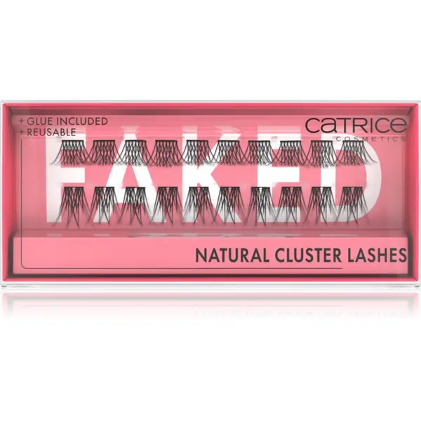 Catrice Catrice Faked umetne trepalnice z lepilom Natural Cluster 2 kos