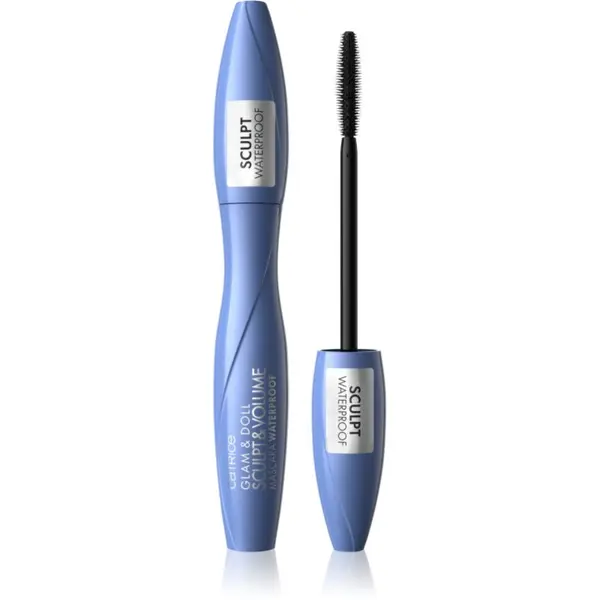 Catrice Catrice Glam & Doll Sculpt & Volume vodoodporna maskara za volumen in privihanje trepalnic črna 10 ml