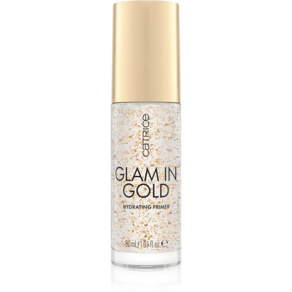 Catrice Catrice Glam In Gold Hydrating Primer vlažilna podlaga za make-up z 24-karatnim zlatom odtenek 010 Oh My Goldness 30 ml