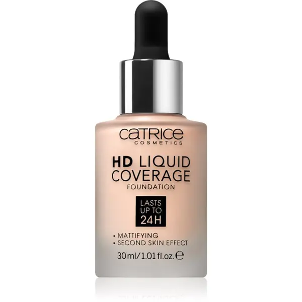 Catrice Catrice HD Liquid Coverage tekoči puder odtenek 002 Porcelain Beige 30 ml