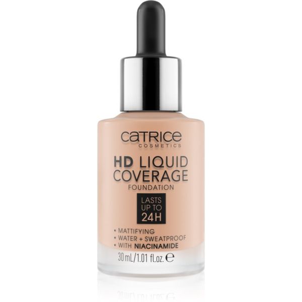 Catrice Catrice HD Liquid Coverage tekoči puder odtenek 020 Rose Beige 30 ml