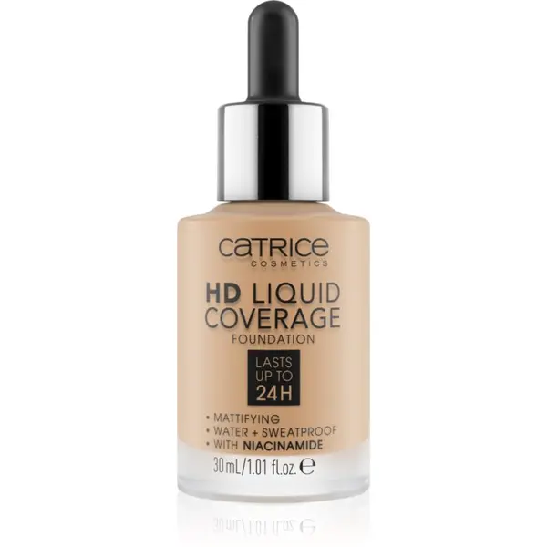 Catrice Catrice HD Liquid Coverage tekoči puder odtenek 032 - Nude Beige 30 ml