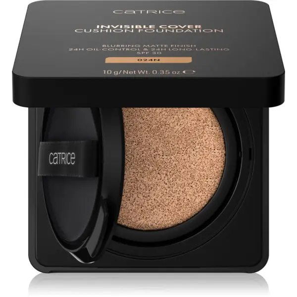 Catrice Catrice Invisible Cover Cushion Foundation matirajoči tekoči puder v gobici SPF 30 odtenek C027C 10 g