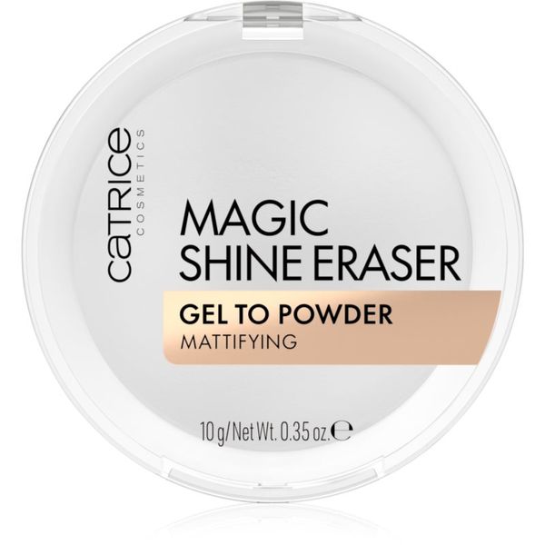 Catrice Catrice Magic Shine Eraser Gel To Powder matirajoči puder z gelasto teksturo odtenek 010 Camera Ready 10 g