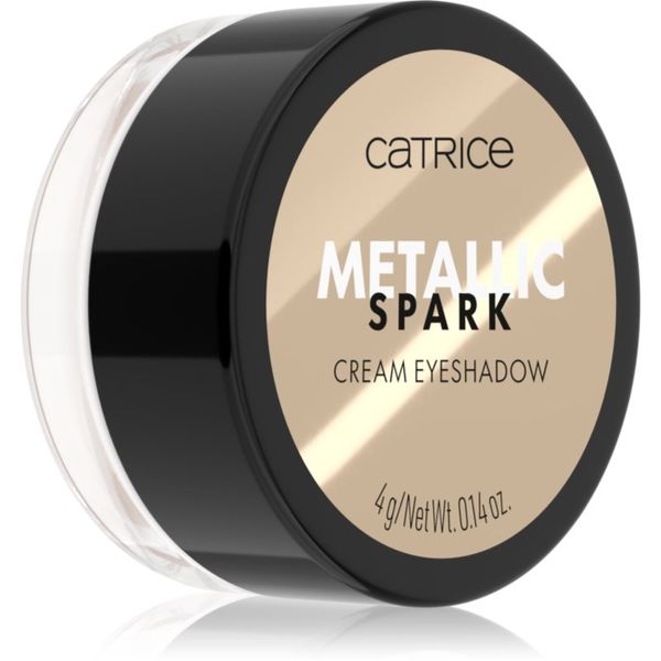 Catrice Catrice Metallic Spark kremasto senčilo za oči za bleščeč sijaj odtenek 010 Champagne Chic 4 g