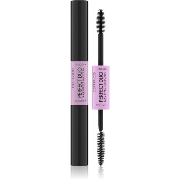 Catrice Catrice Perfect Duo XXL Effect maskara za volumen in podaljšanje trepalnic 2 v 1 odtenek Black 8 ml