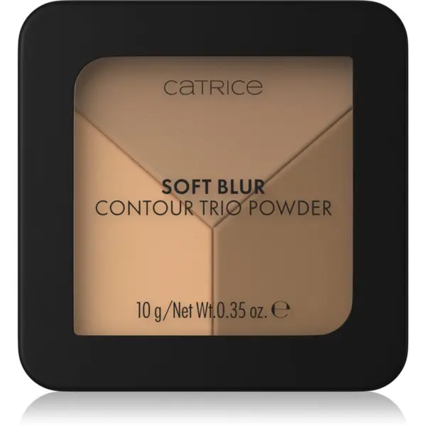 Catrice Catrice Soft Blur Contour Trio Powder paleta za konture obraza z mat učinkom odtenek C020 Neutral Harmony 10 g