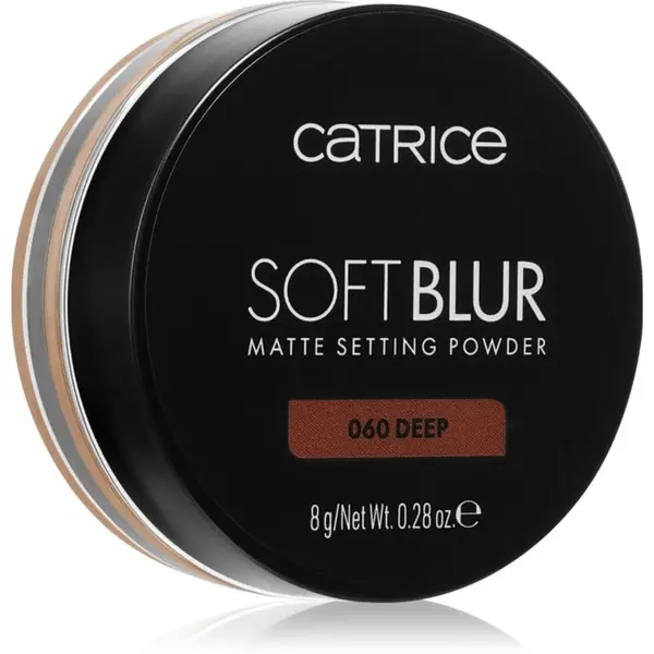 Catrice Catrice Soft Blur Matte Setting Powder fiksacijski puder v prahu odtenek 060 Deep 8 g