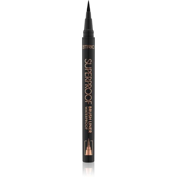 Catrice Catrice Superproof vodoodporno tekoče črtalo za oči v peresu odtenek 010 Midnight Black 0.45 ml