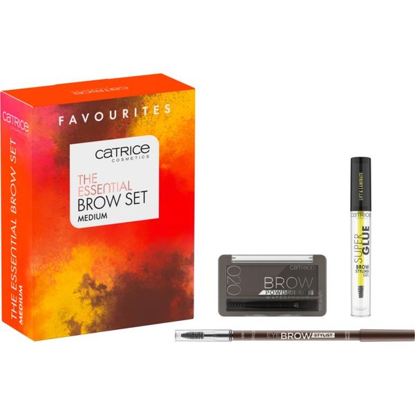 Catrice Catrice The Essential Brow set za obrvi Medium odtenek