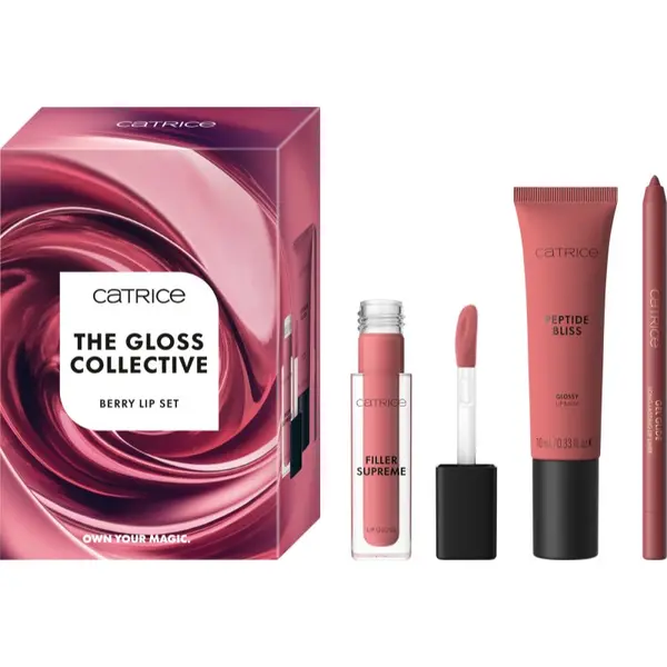 Catrice Catrice The Gloss Collective Berry Lip Set set za ustnice odtenek 01 Gloss The Line!