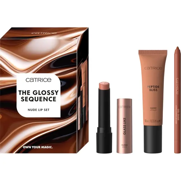 Catrice Catrice The Glossy Sequence Nude Lip Set set za ustnice