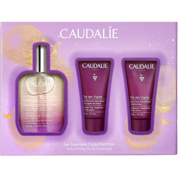 Caudalie Caudalie The Nourishing Body Essentials Set darilni set (za telo in lase)