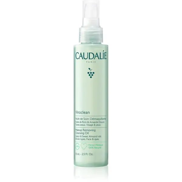 Caudalie Caudalie Vinoclean čistilno olje za odstranjevanje ličil 75 ml