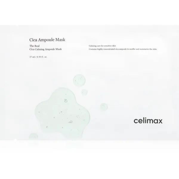 celimax celimax The Real Cica intenzivna hidrogelna maska za pomiritev kože 25 ml