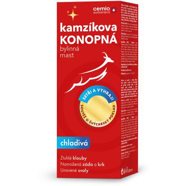 Cemio Cemio Kamzík hemp ointment mazilo s hladilnim učinkom 200 ml