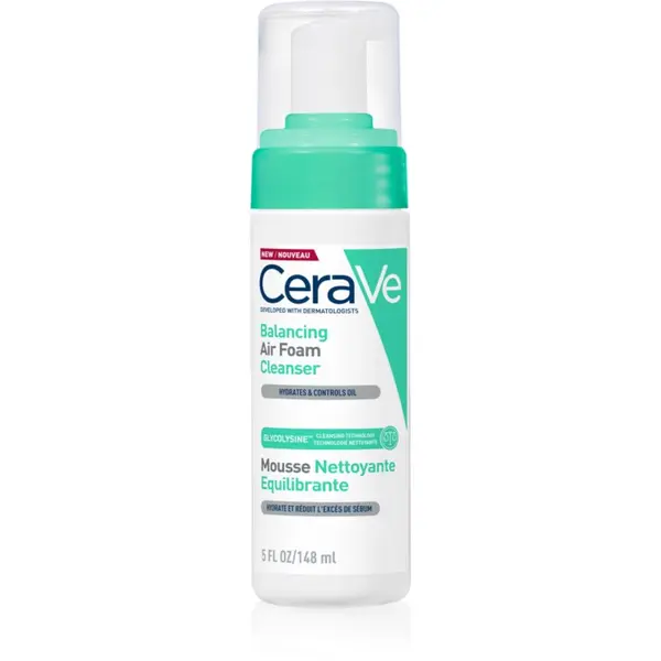 CeraVe CeraVe Cleansers Balancing Air Foam Cleanser čistilna pena za normalno do mešano kožo 148 ml