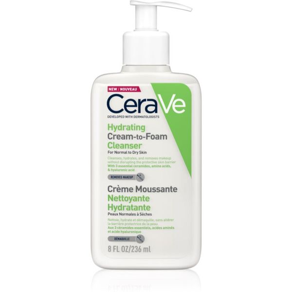 CeraVe CeraVe Cleansers čistilna penasta krema za normalno do suho kožo 236 ml