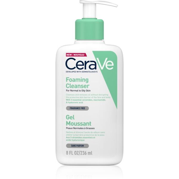 CeraVe CeraVe Cleansers čistilni penasti gel za normalno do mastno kožo 236 ml