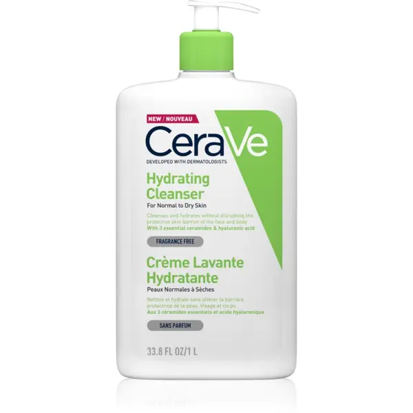 CeraVe CeraVe Cleansers Hydrating Cleanser čistilna emulzija z vlažilnim učinkom 1000 ml
