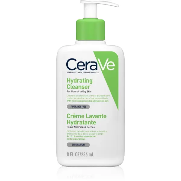 CeraVe CeraVe Cleansers Hydrating Cleanser čistilna emulzija z vlažilnim učinkom 236 ml