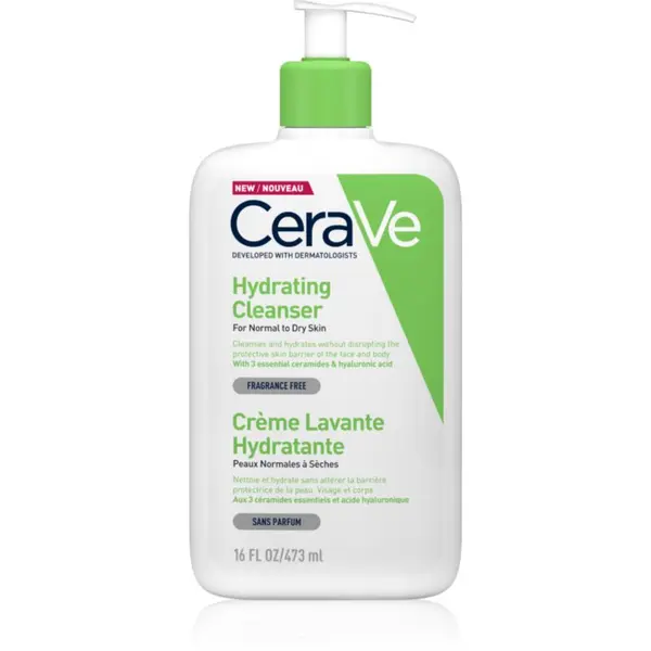 CeraVe CeraVe Cleansers Hydrating Cleanser čistilna emulzija z vlažilnim učinkom 473 ml