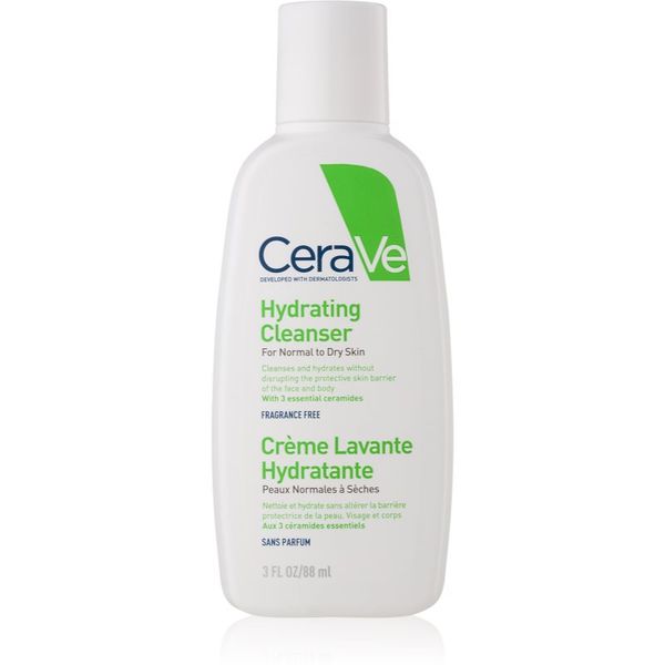 CeraVe CeraVe Hydrating Cleanser čistilna emulzija z vlažilnim učinkom 88 ml