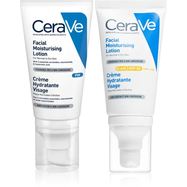 CeraVe CeraVe Moisturizers Facial Moisturising Lotion set za intenzivno vlažnost
