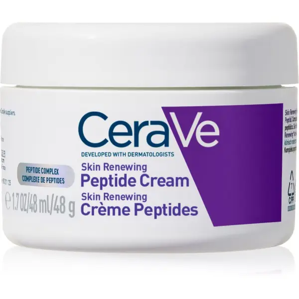 CeraVe CeraVe Skin Renewing Peptide Night Cream regeneracijska nočna krema za obnovo gostote kože 48 g