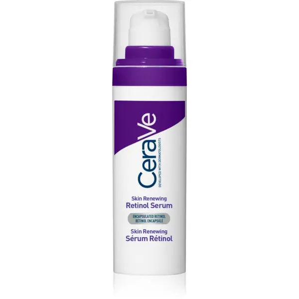 CeraVe CeraVe Skin Renewing Retinol Serum serum z retinolom proti gubam za obnovo kožne pregrade 30 ml