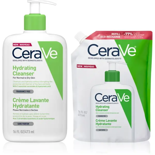 CeraVe CeraVe Sustainable Hydrating Cleanser Kit čistilna emulzija ugodno pakiranje