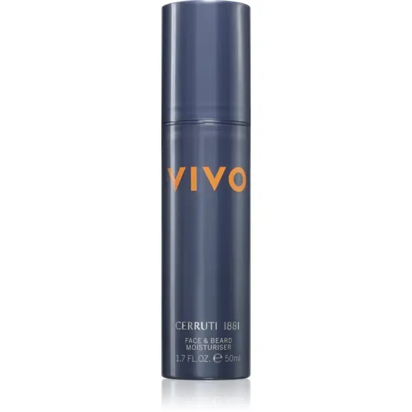 Cerruti Cerruti 1881 Vivo vlažilna krema za obraz in brado za moške 50 ml