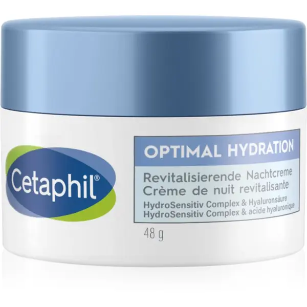 Cetaphil Cetaphil Optimal Hydration Replenishing Night Cream vlažilna nočna krema za občutljivo kožo 48 g