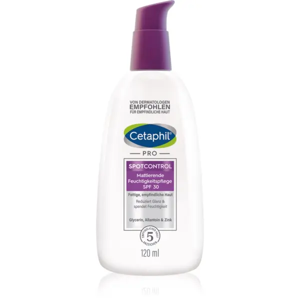 Cetaphil Cetaphil PRO SpotControl Oil Control matirajoča vlažilna krema SPF 30 120 ml
