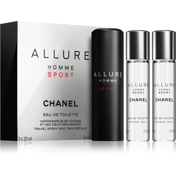 Chanel Chanel Allure Homme Sport toaletna voda za moške 3 x 20 ml