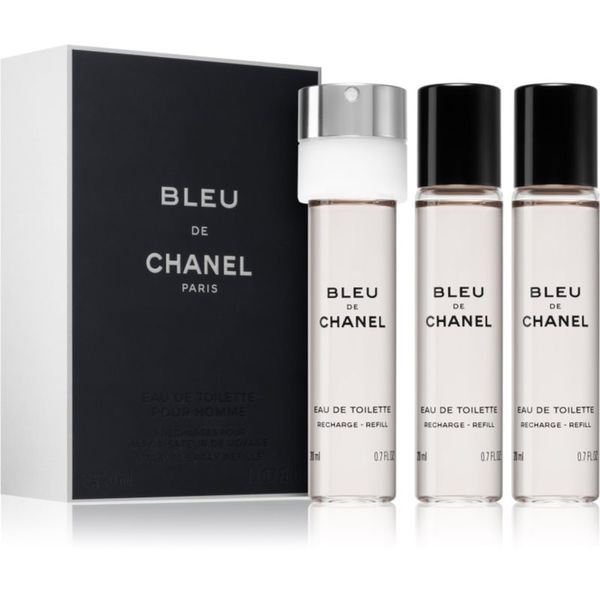 Chanel Chanel Bleu de Chanel toaletna voda polnilo za moške 3 x 20 ml