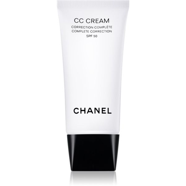 Chanel Chanel CC Cream korekcijska krema za glajenje kontur in posvetlitev kože SPF 50 odtenek 40 Beige 30 ml