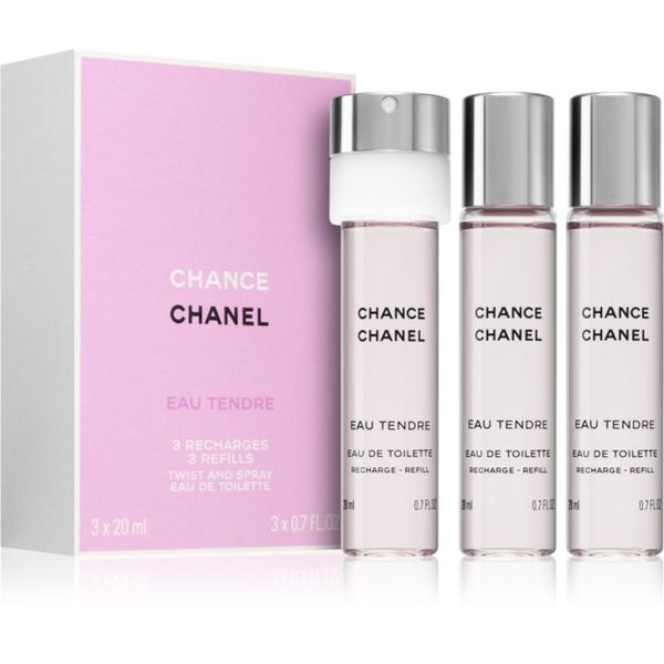 Chanel Chanel Chance Eau Tendre toaletna voda za ženske 3x20 ml
