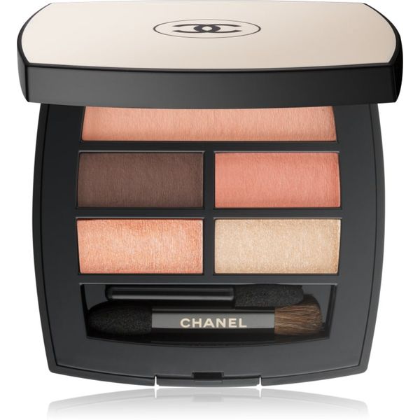 Chanel Chanel Les Beiges Eyeshadow Palette paleta senčil za oči odtenek Warm 4.5 g