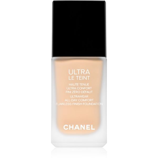 Chanel Chanel Ultra Le Teint Flawless Finish Foundation dolgoobstojni matirajoči tekoči puder za poenotenje tona kože odtenek B20 30 ml