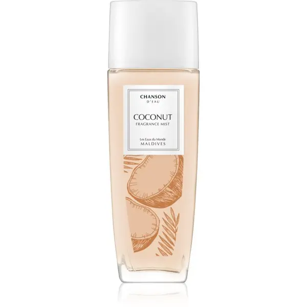 Chanson Chanson Chanson d'Eau Les Eaux Du Monde Coconut pršilo za telo za ženske 75 ml