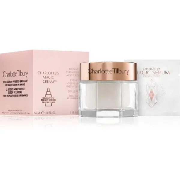 Charlotte Tilbury Charlotte Tilbury Charlotte's Magic Cream učvrstitvena vlažilna krema SPF 15 nadomestno polnilo 50 ml